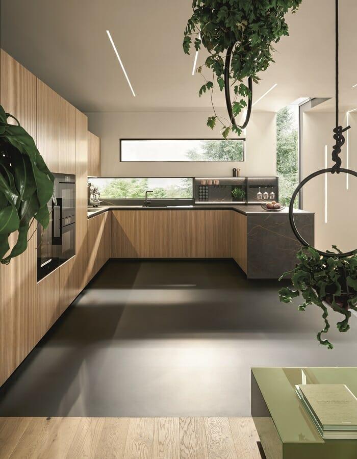 cocina de diseño de madera