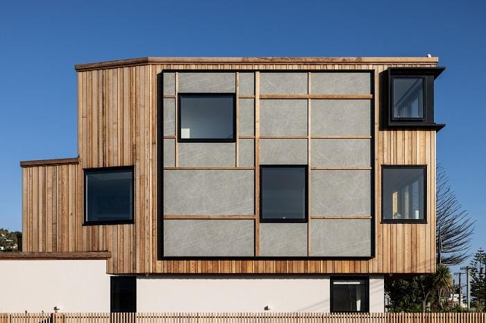 Fachada de un edificio sostenible