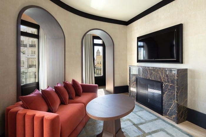 sala de estar hotel montera