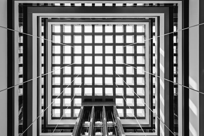 Obra de arte del interior del Hotel Hilton Madrid Airport