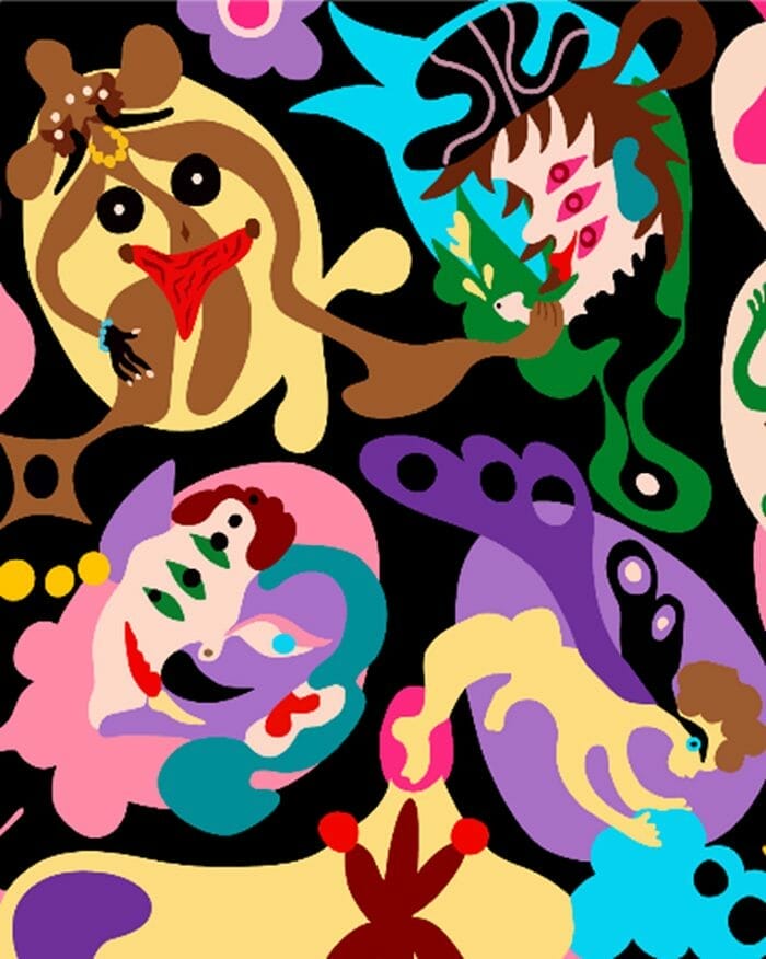 dibujo abstracto de Miranda Makaroff