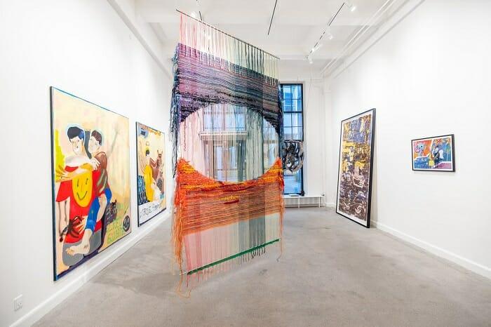 Foto de espacio Emerging de la Feria internacional de arte contemporáneo en Barcelona