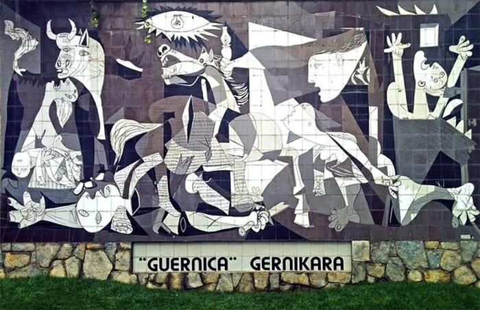 cuadro internacional madrid abstracto blanco y negro