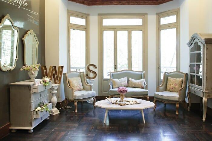 Espacio del pop up de antigüedades Antique & Chic en Madrid