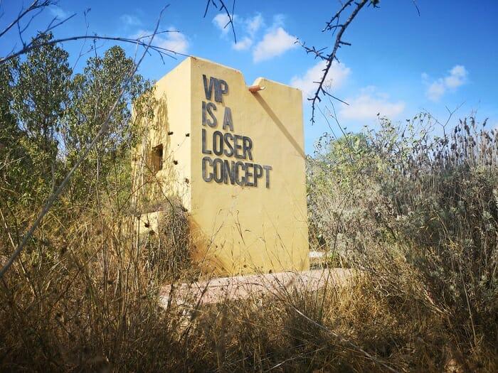 Mural de Bloop Festival en Ibiza