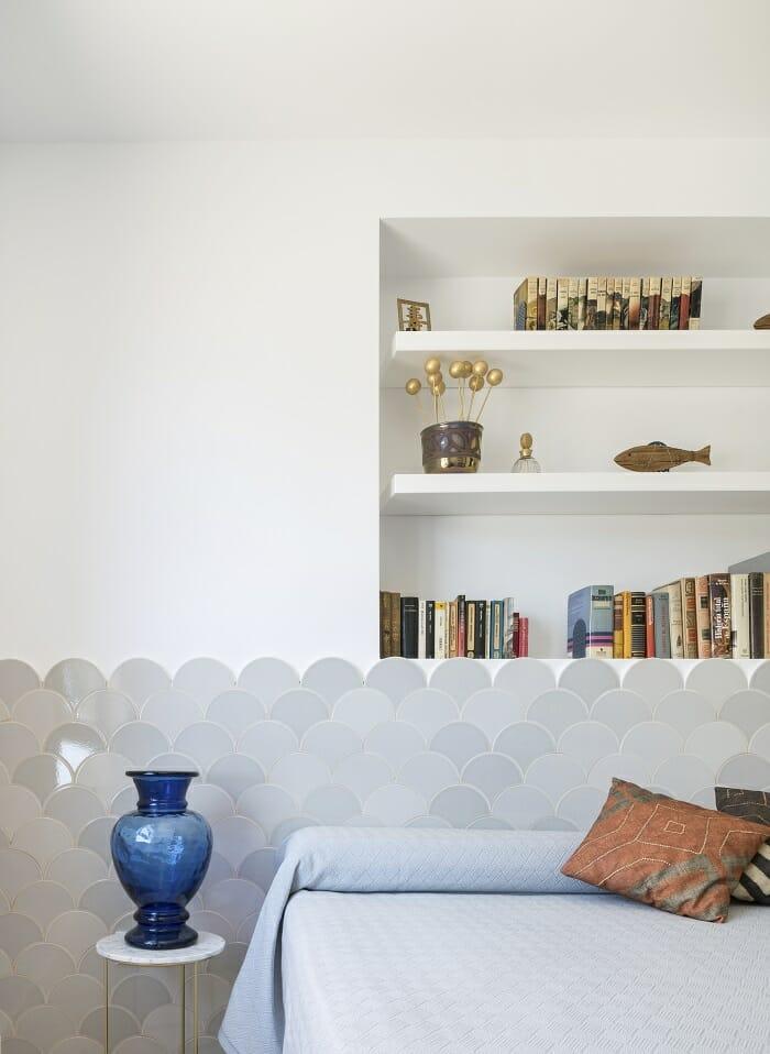 Cabecero con cama en forma de pez