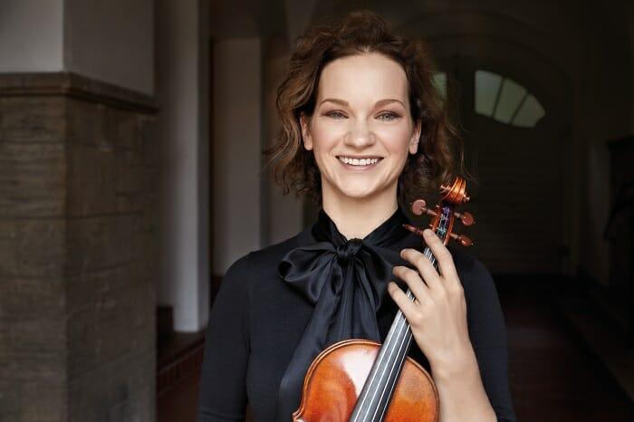 Foto de la violinista Hilary Hahn