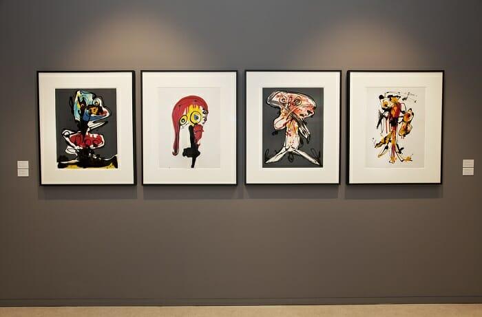 Cuatro cuadros de la exposición de Saura