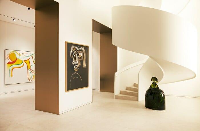 Rincón de la exposición de Saura en Madrid