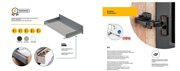 Interior del catálogo técnico de Emuca
