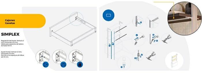 Interior del catálogo técnico de Emuca