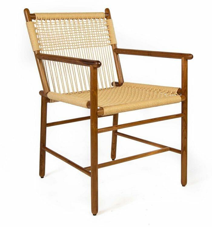 Silla de diseño para exterior de hogar