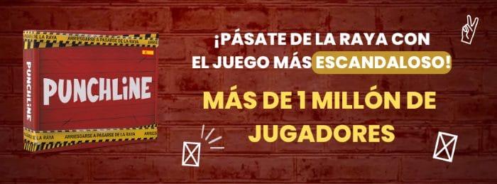 Caja de un juego de cartas Punchline