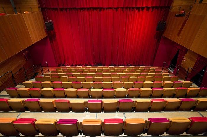 Interior del teatro Echegaray