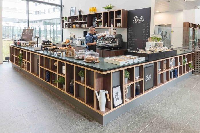 Barra de la cafetería Ámsterdam
