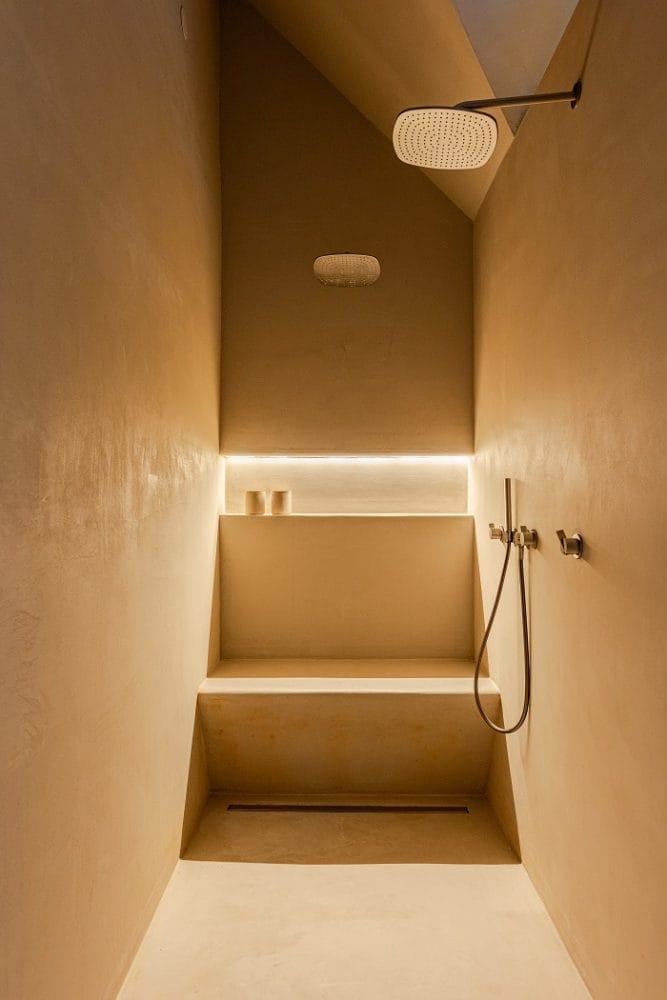 Ducha con iluminación led 