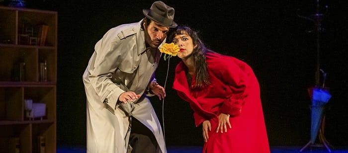 Dos actores de teatro Titirimundi