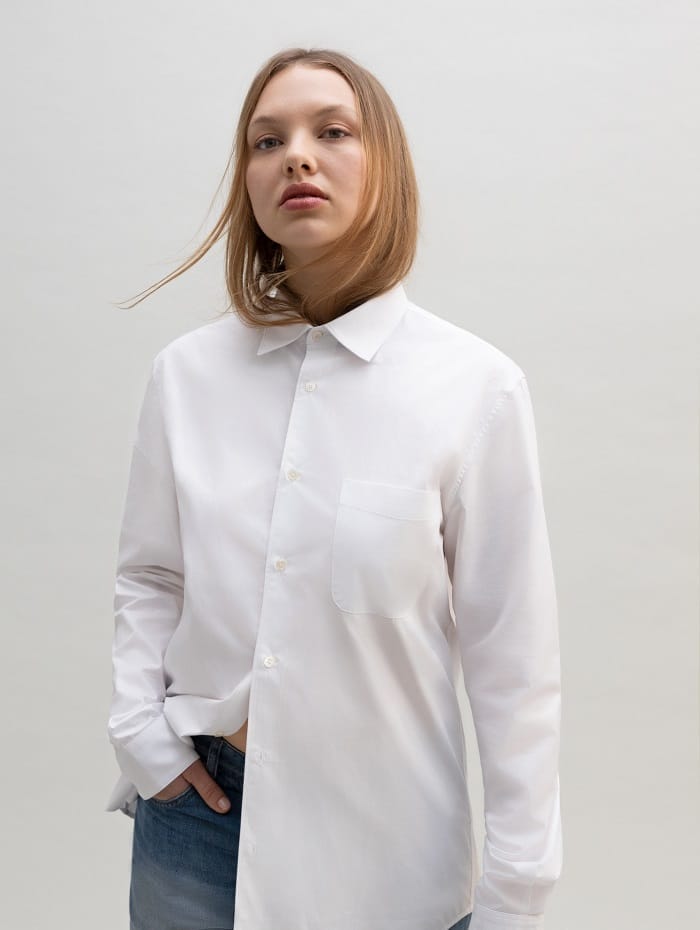camisa blanca ikks