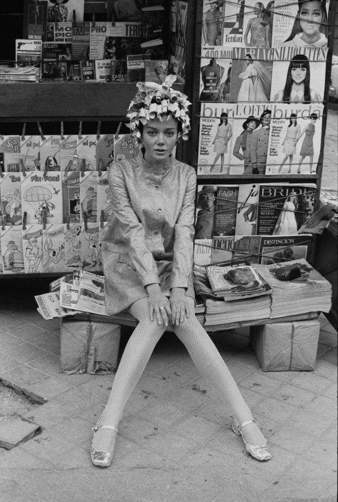 Editorial de moda en plena calle, Madrid