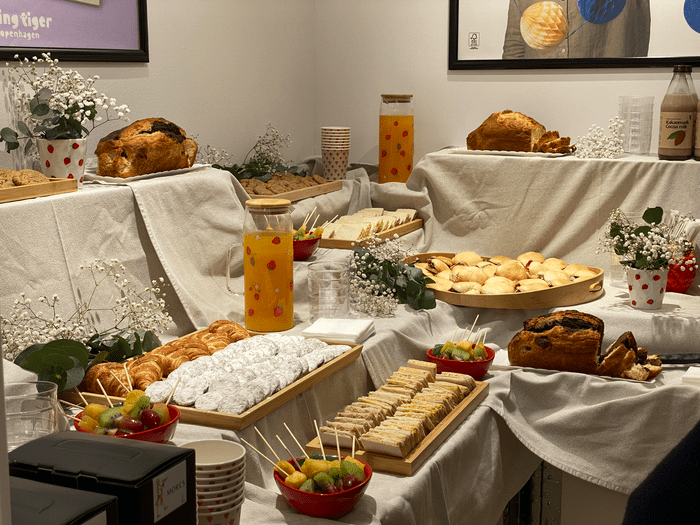 catering de inauguración de flying tiger