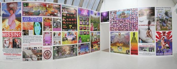 obra de arte contemporaneo black mirror 