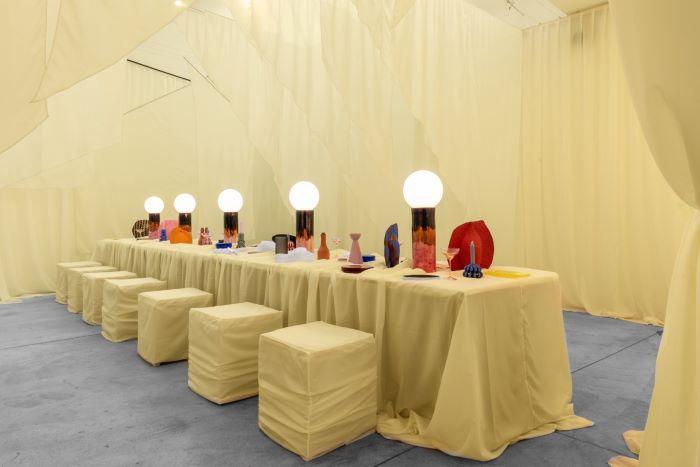 instalación textil interactiva