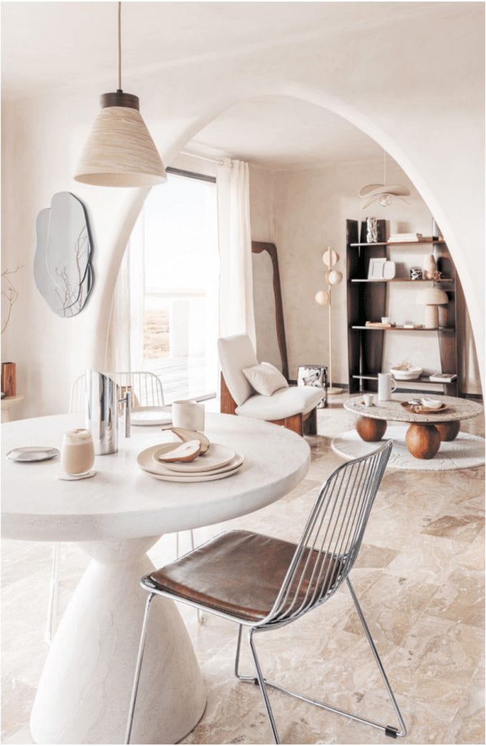 comedor decorado de la colección Maisons du Monde Tuz