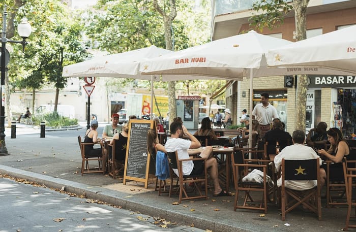 Terraza en Bar Nuri