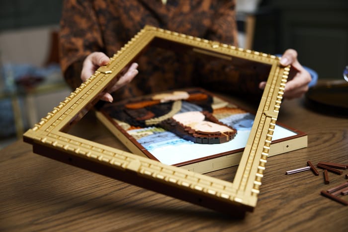 marco del lego de Mona Lisa