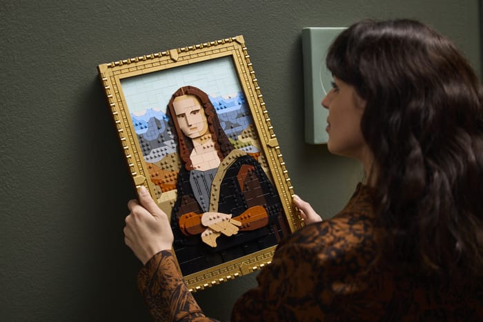 cónicos sets de LEGO® para los amantes del arteLego Mona Lisa 