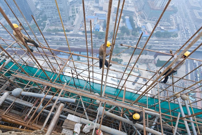 trabajadores fotografía hecho por Iwan Baan