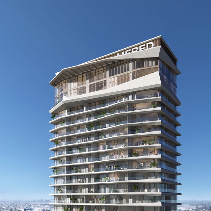 Diseño de un edificio futurista esculpido por el viento en Dubai torre en Dubai proyecto Pininfarina