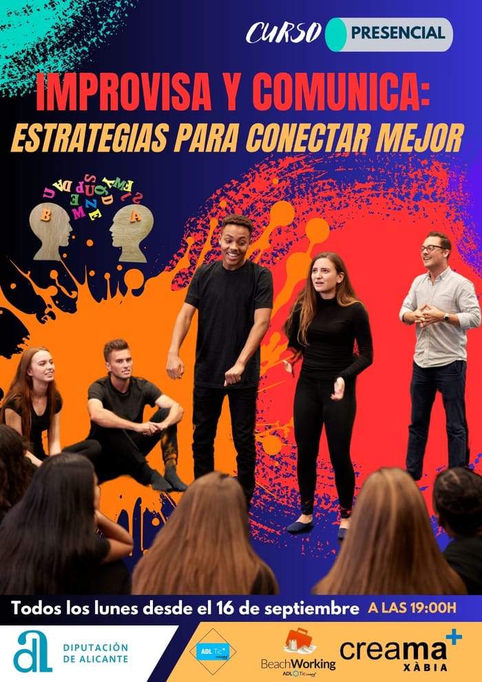 portada de cursos gratis de improvisación 