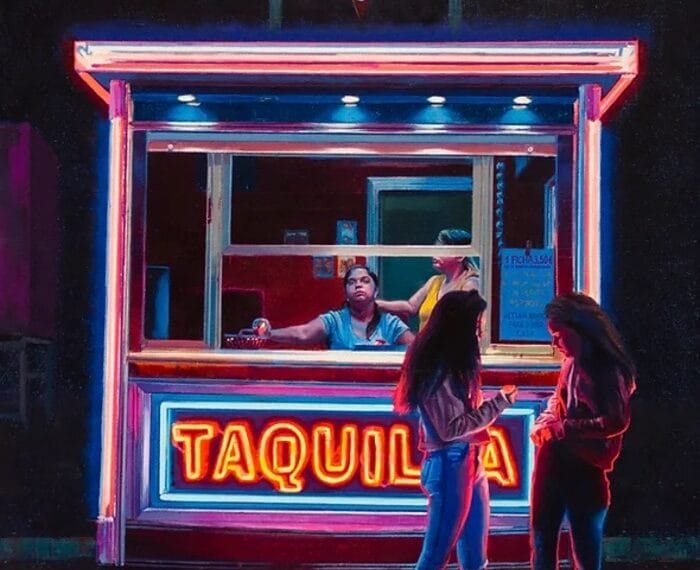 Artista Rocío Guerrero. Taquilla, 2019.