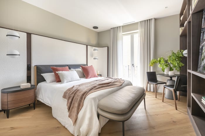 Habitación de invitados decoración moderna