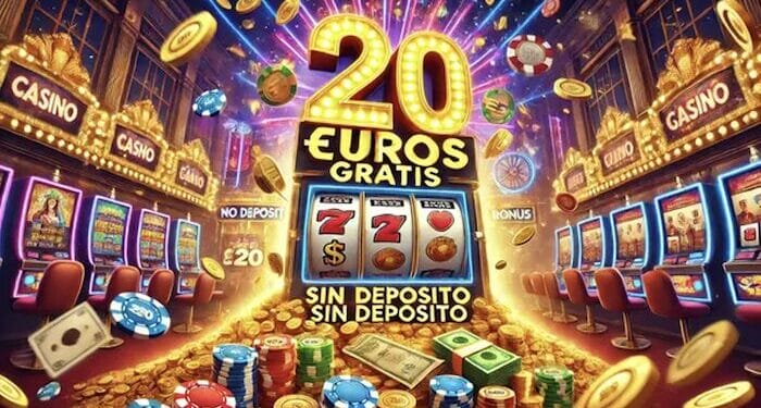 Consigue 20 euros gratis en el casino sin depósito