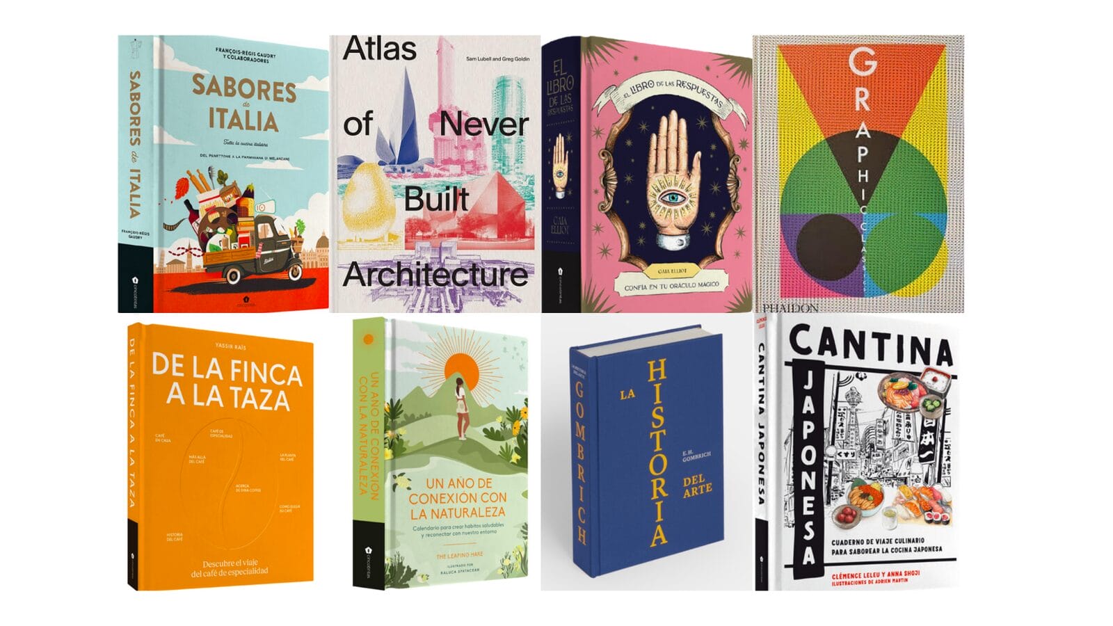Colección de libros, ideas de regalos para navidad