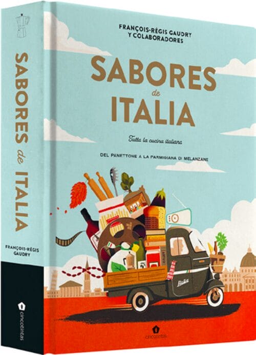 portada del libro “Sabores de Italia” por François-Régis Gaudry