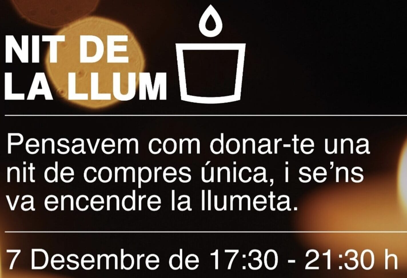 evento de luces en Denia flyer