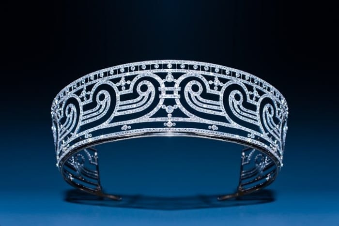 Tiara de diamantes