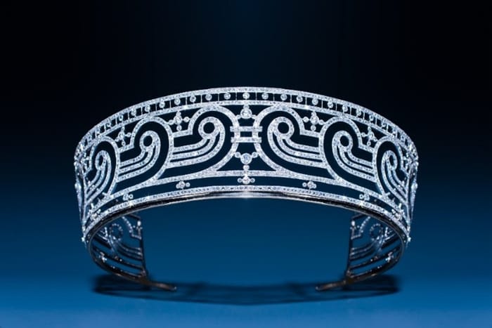 Tiara de diamantes