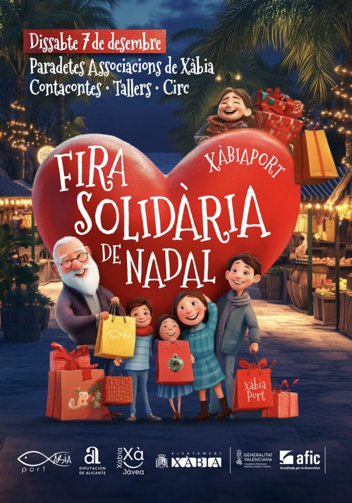 cartel navideño animado