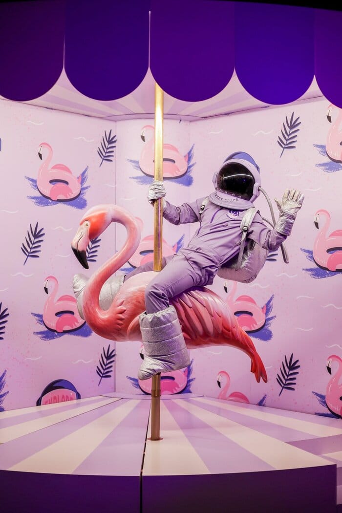 decoración de flamencos