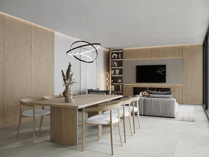 Esquina de una vivienda con decoración sencilla y almacenaje vertical en un espacio reducido