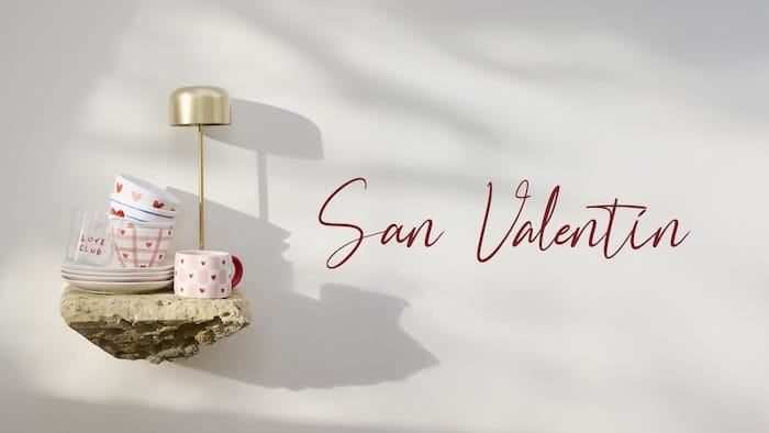 Lampara tazas regalos san valentin decoración