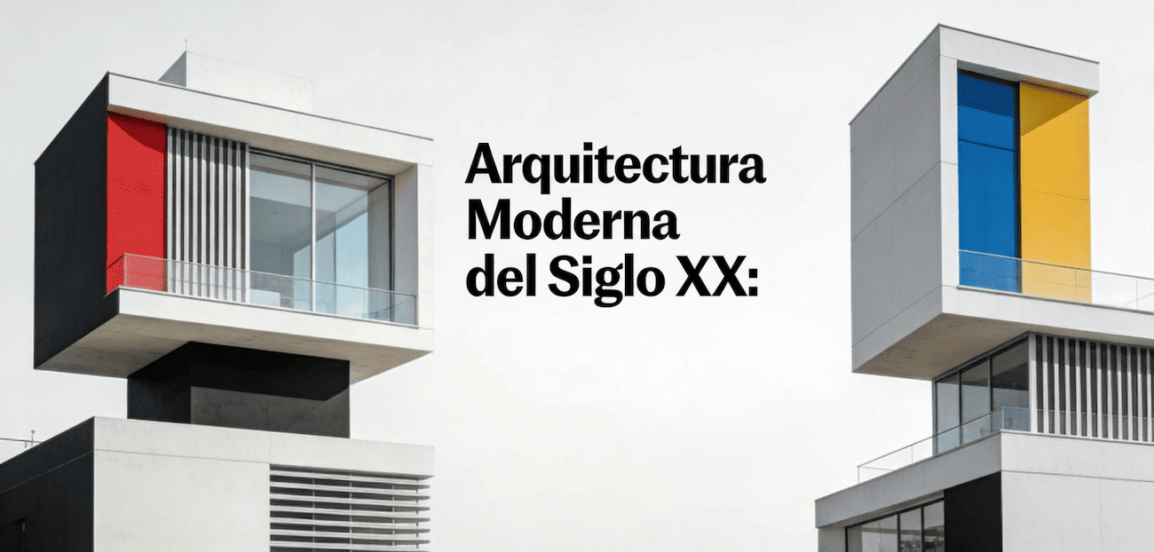 Arquitectura Moderna: movimiento artístico que revolucionó el diseño de edificios y ciudades mediante funcionalismo, geometría y racionalismo